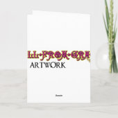 Alle wil ik want Kerstmis u is Feestdagen Kaart (Achterkant)