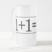 Alle Wiskunde Genius Know Matglas Bierpul (Voorkant links)