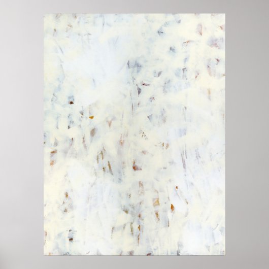 Alle witte Abstracte muurschildering Art Print (Voorkant)