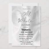 Alle witte affaire of partij kaart (Voorkant)