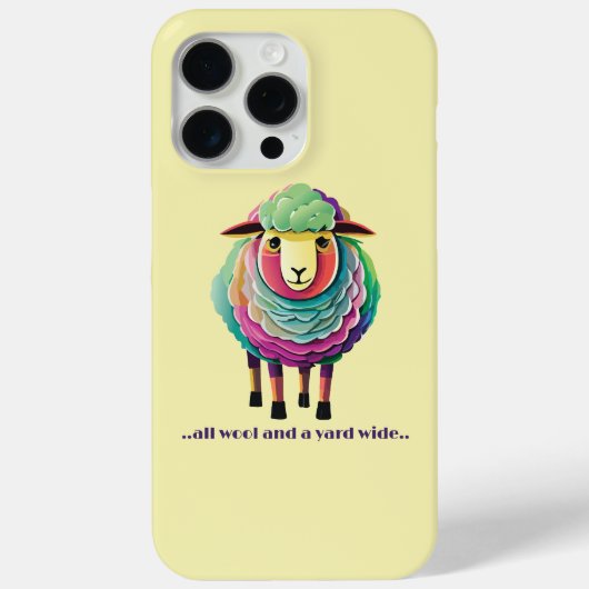 Alle Wol en een Yard Wide Case-Mate iPhone Case (Achterkant)