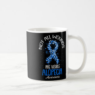 Alle wonden zijn zichtbaar Alopecia Awareness 1 Koffiemok