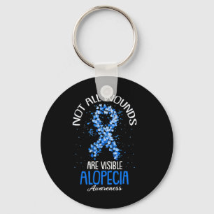 Alle wonden zijn zichtbaar Alopecia Awareness 1 Sleutelhanger