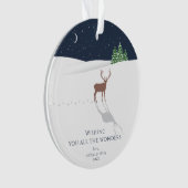 Alle wonderen Sterrennacht Foto Ornament (voorkant)