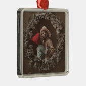 Alle XMAS Joys zijn ThineLittle Kinder Kissers Metalen Ornament (Rechts)