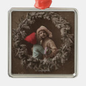 Alle XMAS Joys zijn ThineLittle Kinder Kissers Metalen Ornament (Voorkant)