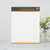 Alle zaken met Logo Letterhead Briefhoofd Ontwerp (Staand voorkant)