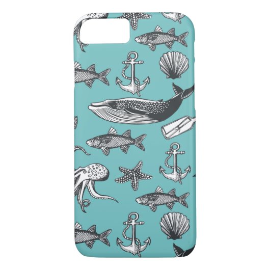 Alle Zee Patroon Case-Mate iPhone Case (Achterkant)