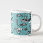 Alle Zee Patroon Grote Koffiekop (Rechts)