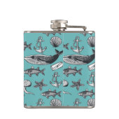 Alle Zee Patroon Heupfles (Achterkant)