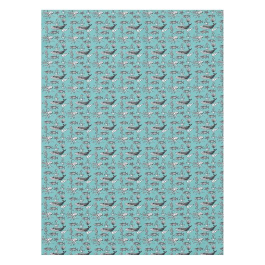 Alle Zee Patroon Tafelkleed (Voorkant)