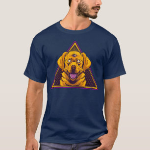 Alle Zien Eye Dog Verlichte Derde Oog Doggo T-shirt