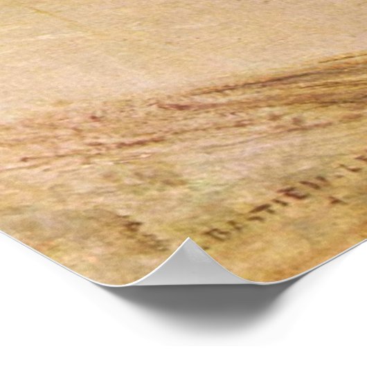 Alle zigeunerdag door Jules Bastien-Lepage Poster (Hoek)