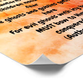 ALLE ZINES DENKEN Christelijke Halloween Poster (Hoek)