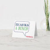 Alle zintuigen en kleuren - Speech Bubble Note-kaa Notitiekaartje (Voorkant)