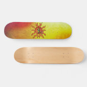 Alle zon-zien paddenstoel stralen persoonlijk skateboard (Horizontaal)