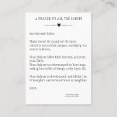 ALLE ZUIVERE DAG PRAYER CELEBRATION HOLY KAARTEN PLAATSKAARTJE (Achterkant)