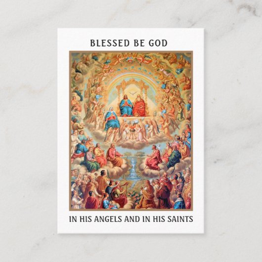 ALLE ZUIVERE DAG PRAYER CELEBRATION HOLY KAARTEN PLAATSKAARTJE (Voorkant)