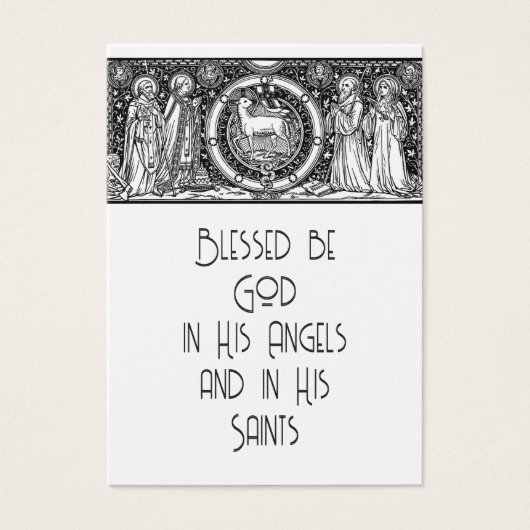 ALLE ZUIVERE DAG PRAYER CELEBRATION HOLY KAARTEN VISITEKAARTJE (Voorkant)