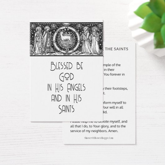 ALLE ZUIVERE DAG PRAYER CELEBRATION HOLY KAARTEN VISITEKAARTJE (Bureau)