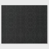 Alle zwarte exotische snufsnuitjes cadeaupapier (Vlak)