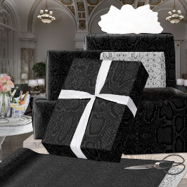 Alle zwarte exotische snufsnuitjes cadeaupapier