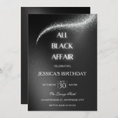 Alle zwarte feestdagen kaart (Voorkant / Achterkant)