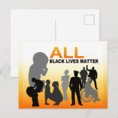 Alle zwarte liften briefkaart (Voorkant / Achterkant)