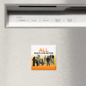 Alle zwarte liften magneet (Insitu (Vaatwasser))