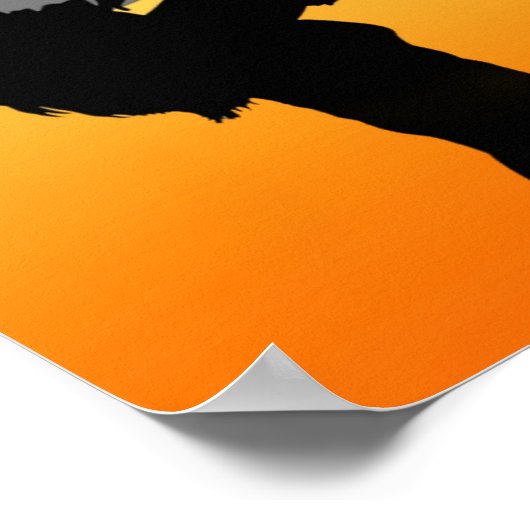 Alle zwarte liften poster (Hoek)