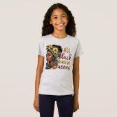 Alle zwarte vrouwen zijn koninginnen t-shirt (Voorkant volledig)