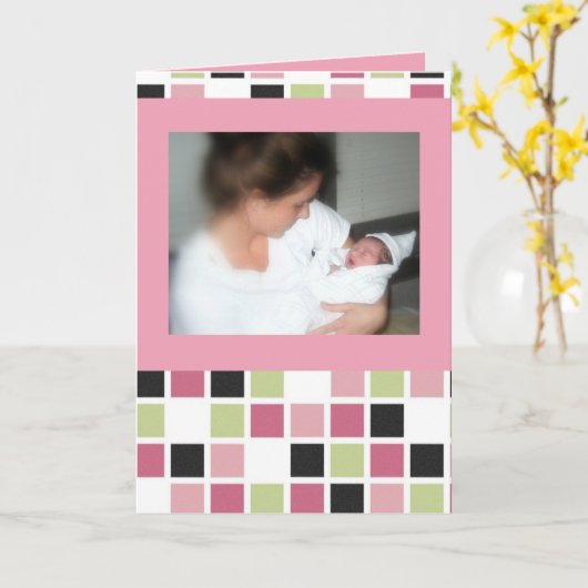 Allebei de liefde van haar moeder. kaart (Gele Bloem)