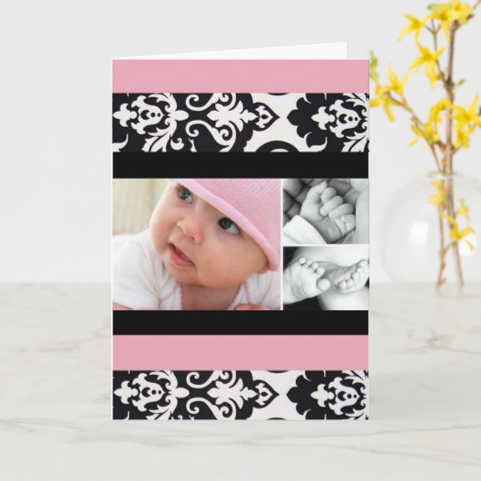 Allebei de liefde van haar moeder. kaart (Gele Bloem)