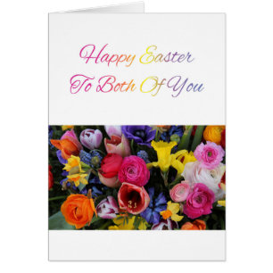 Allebei Happy Easter Springflower boeket