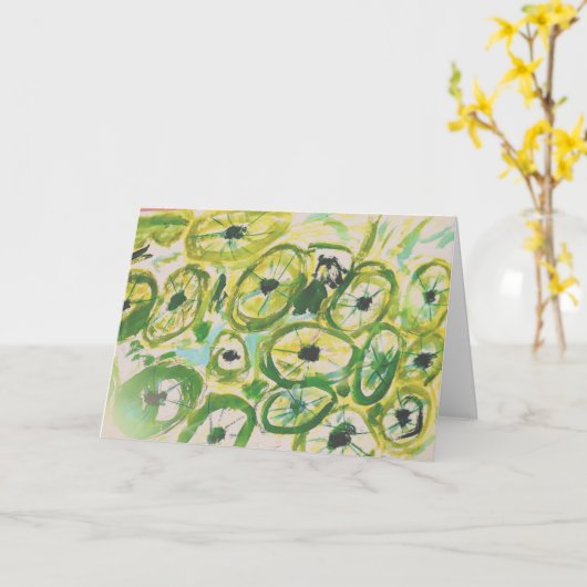 Alledaags Blank Kaart (Gele Bloem)