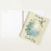 Alledaagse Aardedag Kolibrie Vogel Planner (Display)