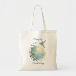 Alledaagse Aardedag Kolibrie Vogel Tote Bag