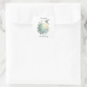 Alledaagse Aardedag Kolibrie Vogel Vierkante Sticker (Tas)