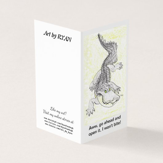 Alledaagse cadeaukaart kaart (Buitenkant)