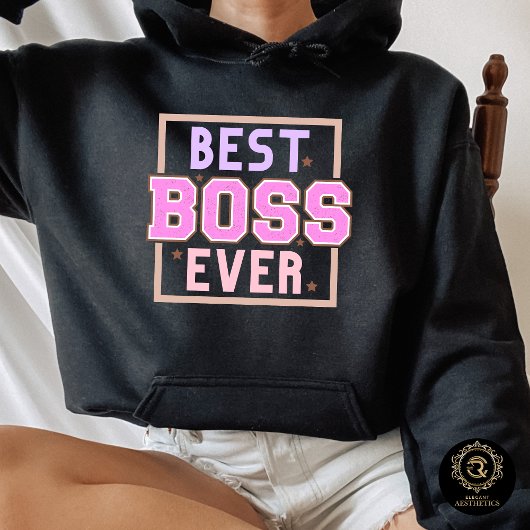 Alledaagse Casual Hoodie – Beste Baas Ooit 