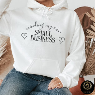 Alledaagse Casual Hoodie – M'n Eigen Zakken – Aan