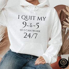 Alledaagse Casual Hoodie – Stop met 9 tot 5