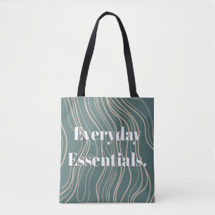 'Alledaagse Essentials' Modern Minimalistisch Tote Bag