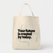 Alledaagse Essentials" Moderne minimalistische Can Tote Bag (Voorkant)