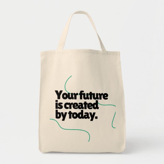 Alledaagse Essentials" Moderne minimalistische Can Tote Bag (Voorkant)