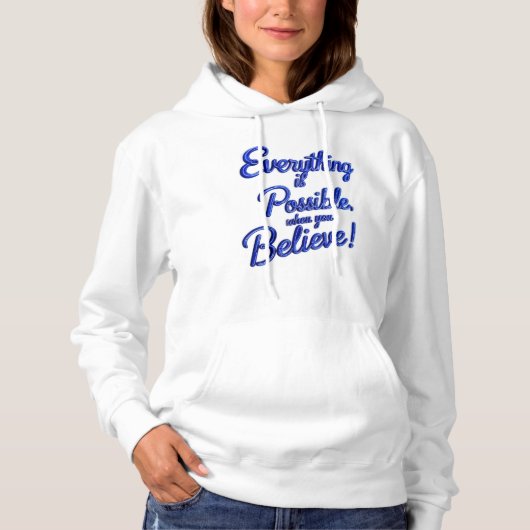 "Alledaagse Essentials: Zachte Witte Hoodie voor V (Voorkant)