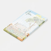 Alledaagse grillen – geïllustreerde notities post-it® notes (Schuin)