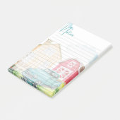 Alledaagse grillen – geïllustreerde notities post-it® notes (Schuin)