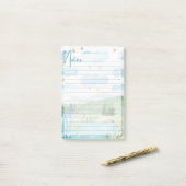 Alledaagse grillen – geïllustreerde notities post-it® notes (Op bureau)