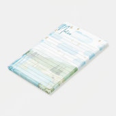 Alledaagse grillen – geïllustreerde notities post-it® notes (Schuin)